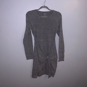 aerie tied waist t-shirt dress